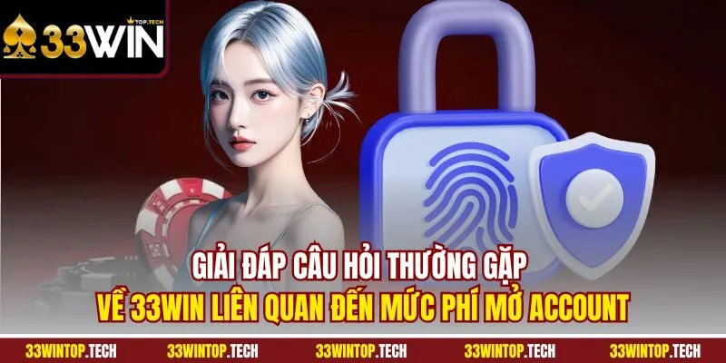 Giải đáp câu hỏi thường gặp về 33WIN liên quan đến mức phí mở account
